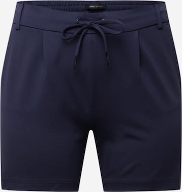 ONLY Curve Kalhoty se sklady v pase – modrá: přední strana