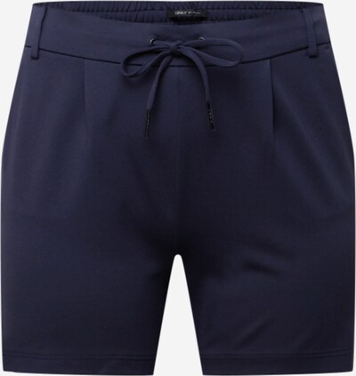 ONLY Curve Bandplooibroek in de kleur Navy, Productweergave