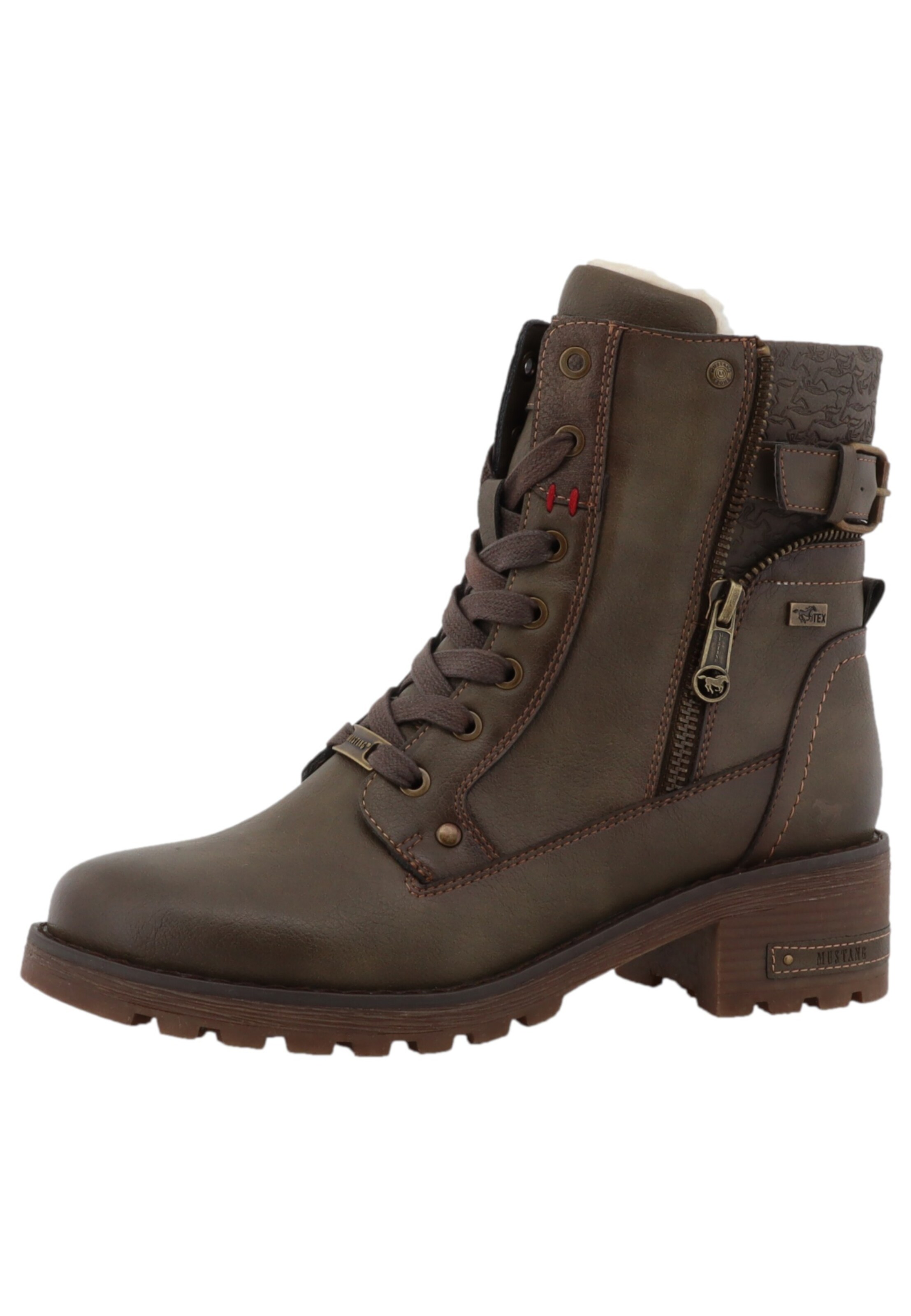 Bottines MUSTANG en marron : devant