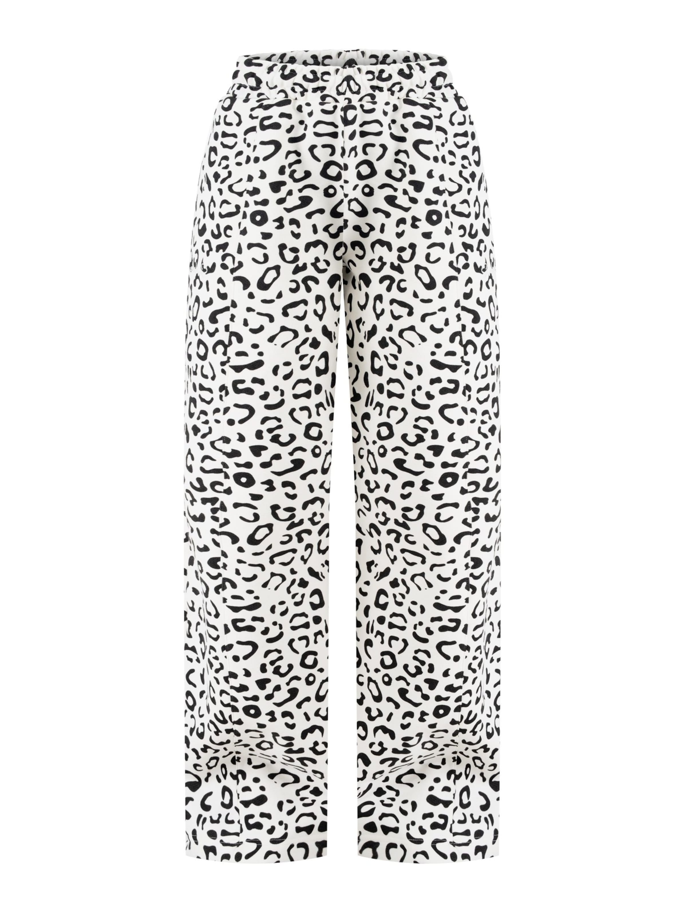 Loosefit Pantalon Smilodox en blanc : devant