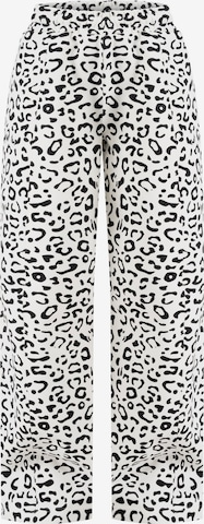 Loosefit Pantalon Smilodox en blanc : devant