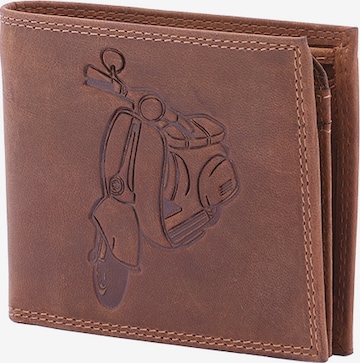 Sergio Valentini Portemonnee in Bruin: voorkant