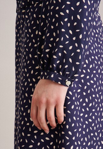 SEIDENSTICKER Kleid 'Schwarze Rose' in Blau