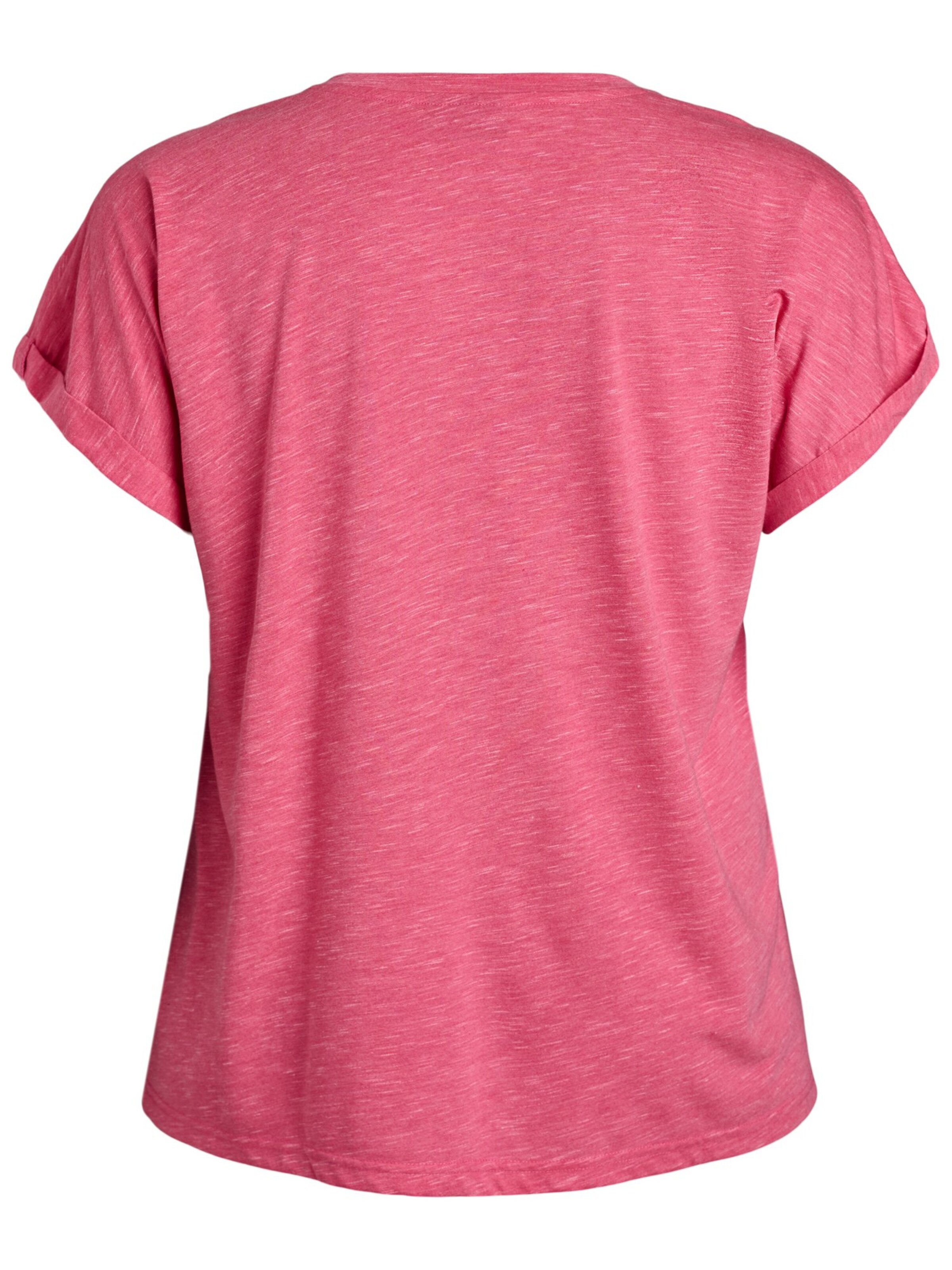 Active by Zizzi Funktsionaalne särk 'Abex', värv roosa