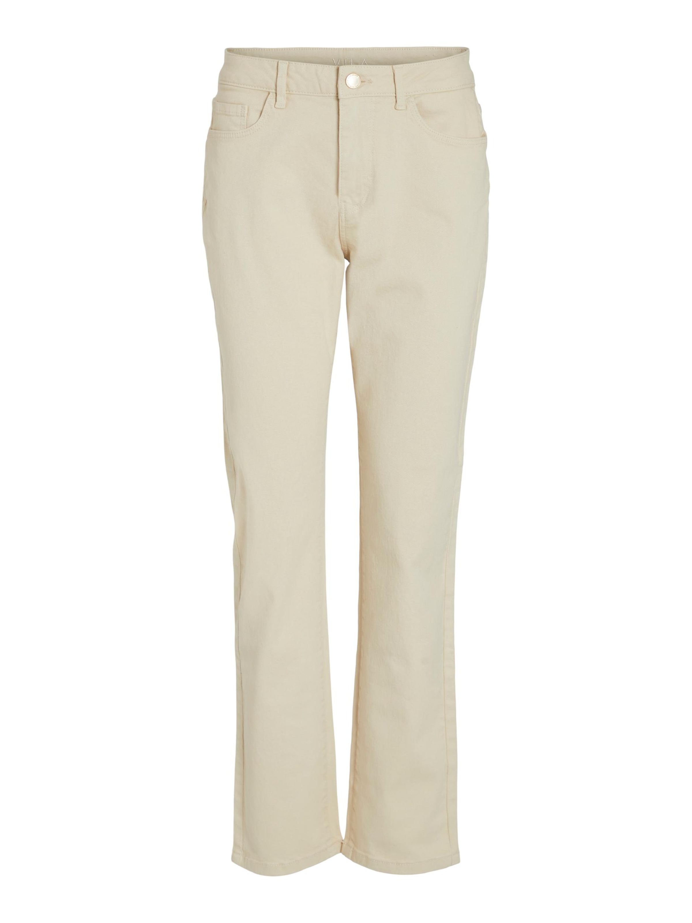 VILA - Regular Calças de ganga 'ALICE' em bege: frente