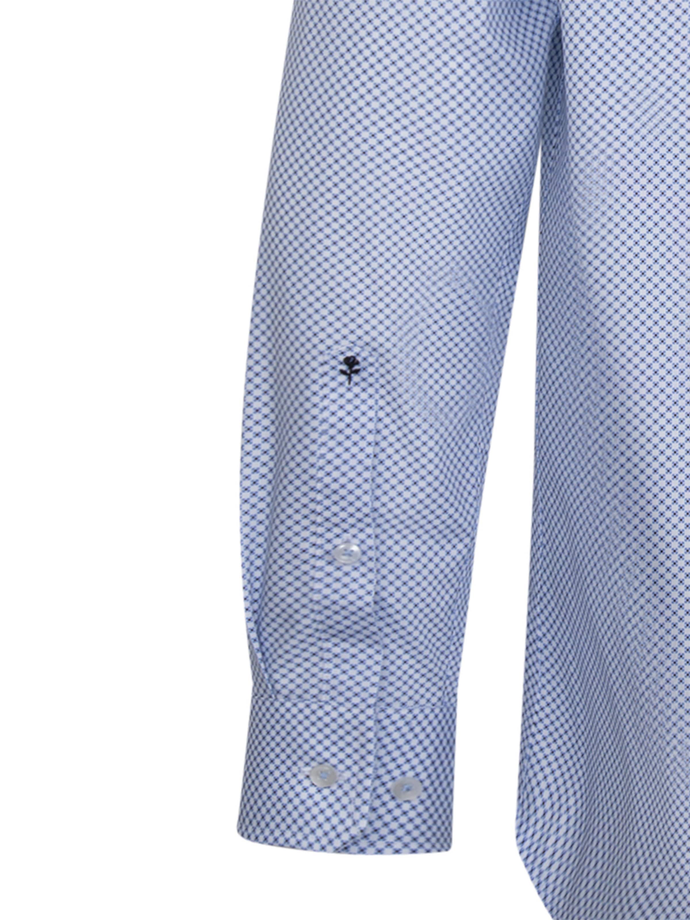Coupe regular Chemise business 'Schwarze Rose' SEIDENSTICKER en bleu