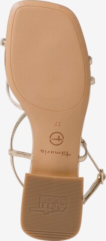 TAMARIS Strap Sandals in Gold