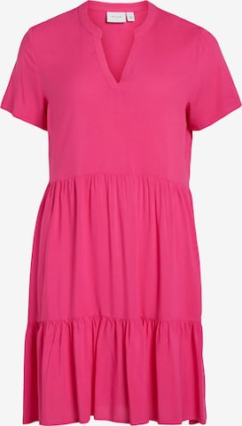 VILA Shirt Dress 'Paya' in Pink: front