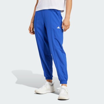 Tapered Pantaloni sportivi 'Train Essentials ' di ADIDAS PERFORMANCE in blu: frontale