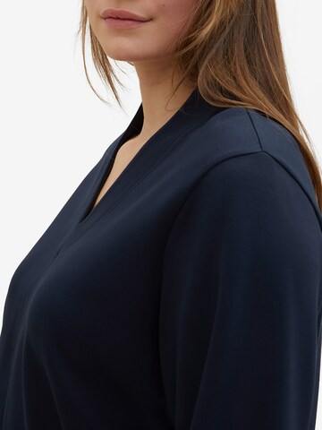 Sweat-shirt Tom Tailor Women + en bleu