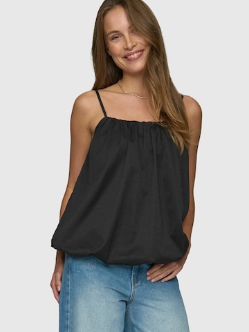 NÜMPH Top 'Nutana' in Schwarz: Vorderseite