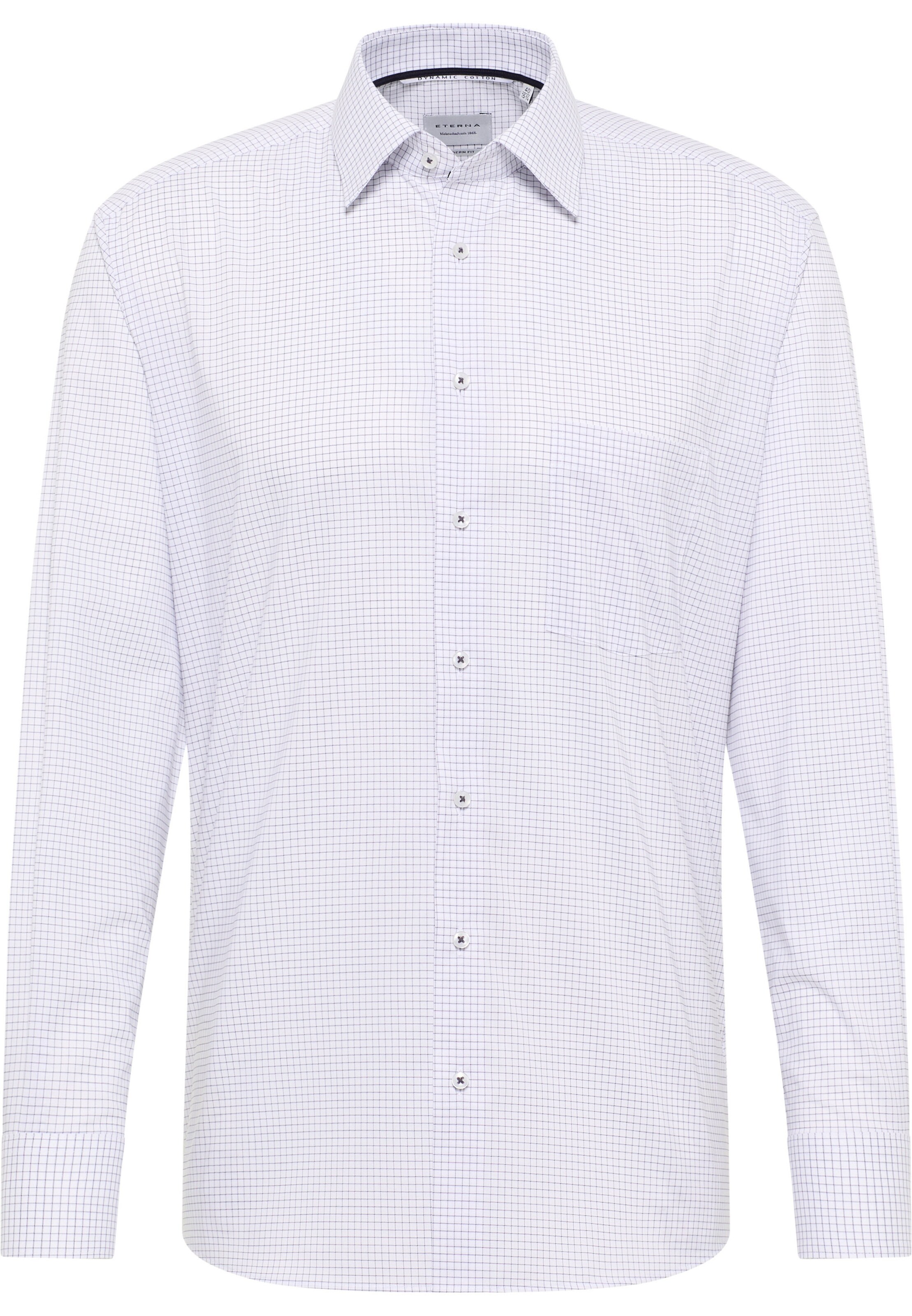 ETERNA Regular fit Zakelijk overhemd in Grijs: voorkant