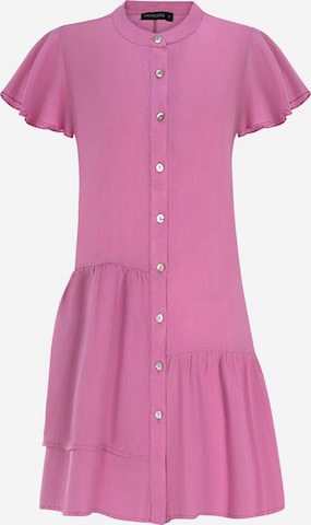 FRESHLIONS Blusenkleid 'Jolin' in Pink: Vorderseite