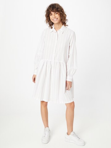 QS Shirt Dress in White: front