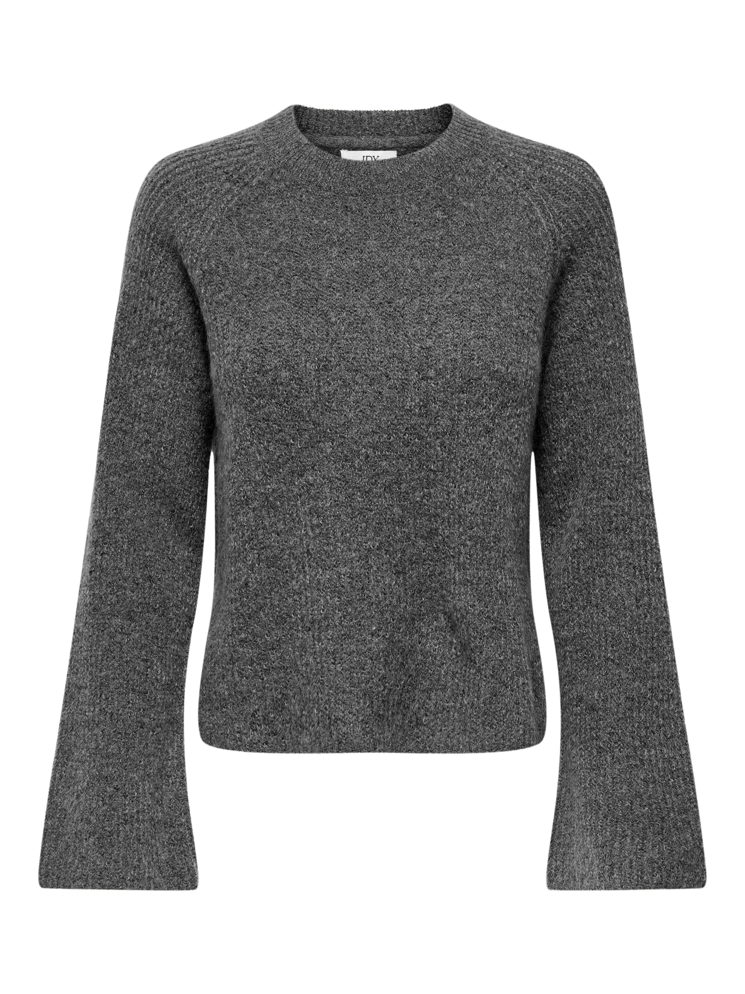 JDY Свитер 'JDYIngeborg' в Серый: спереди
