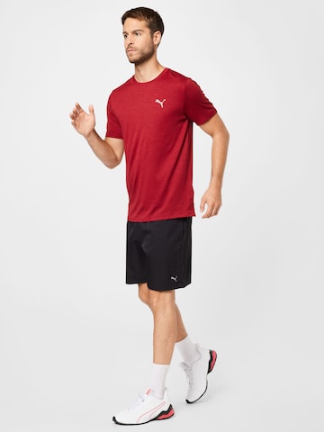 PUMA Regular Sportshorts in Schwarz