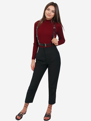 Haute Cuir Belt 'Mun Suspender Harness' in Black