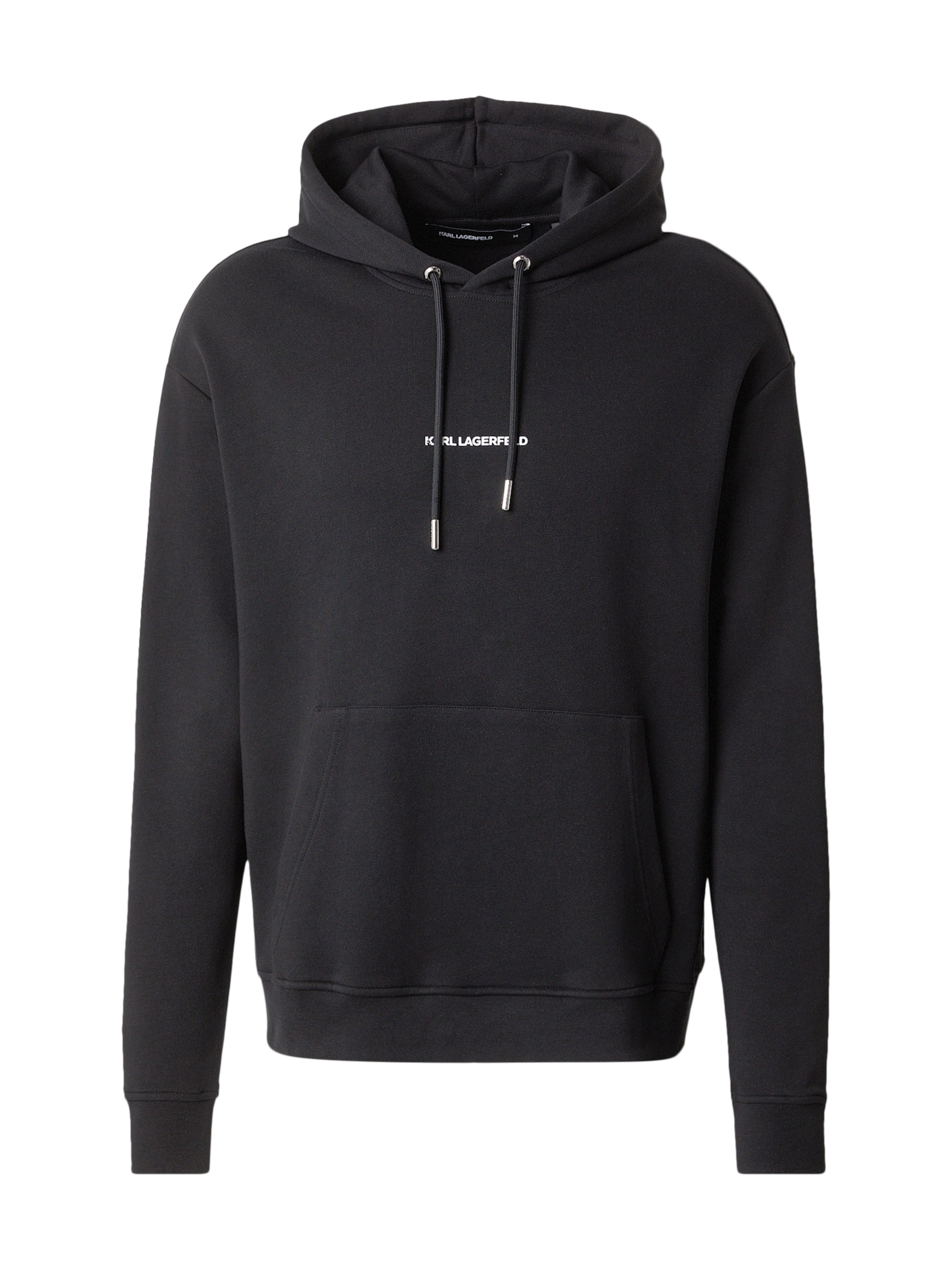 Karl Lagerfeld Mikina - Čierna: predná strana