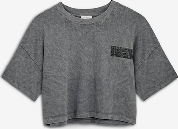 Twist Shirt in Grijs: voorkant