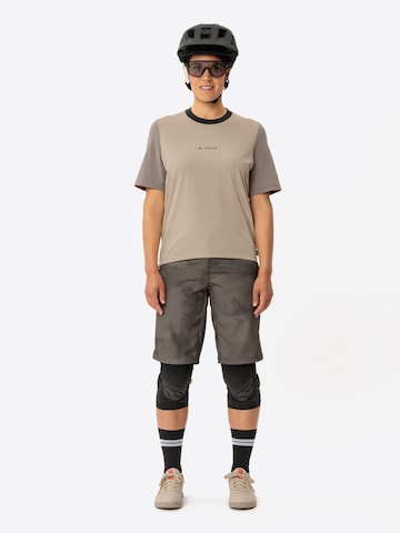 VAUDE Performance shirt 'Loamer' in Beige