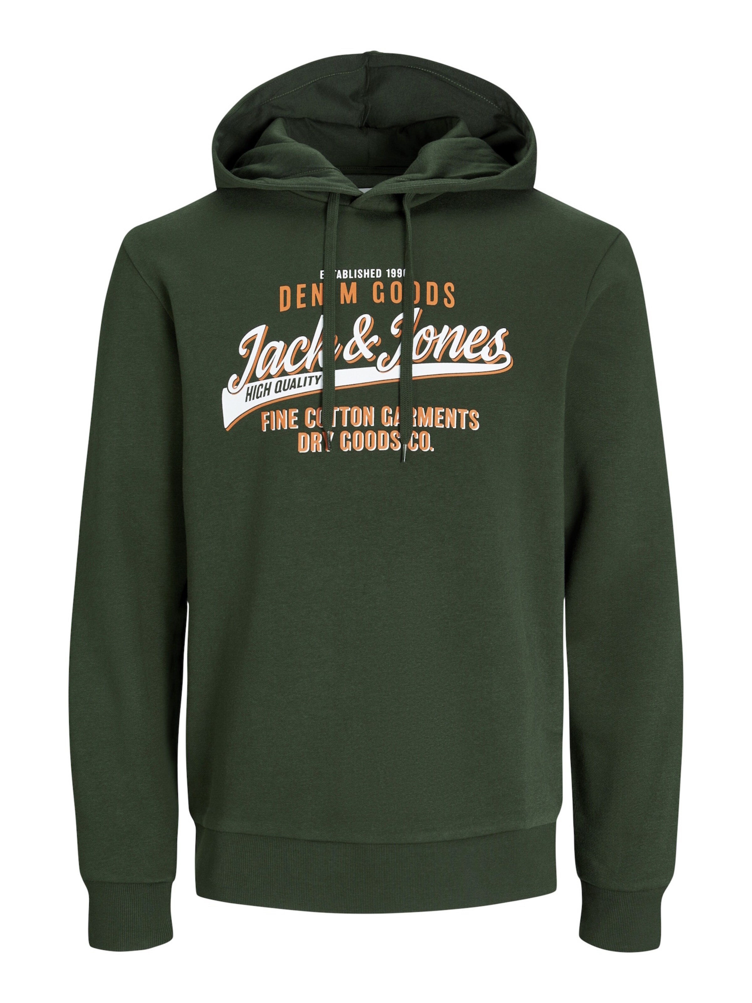 Felpa di JACK & JONES in verde