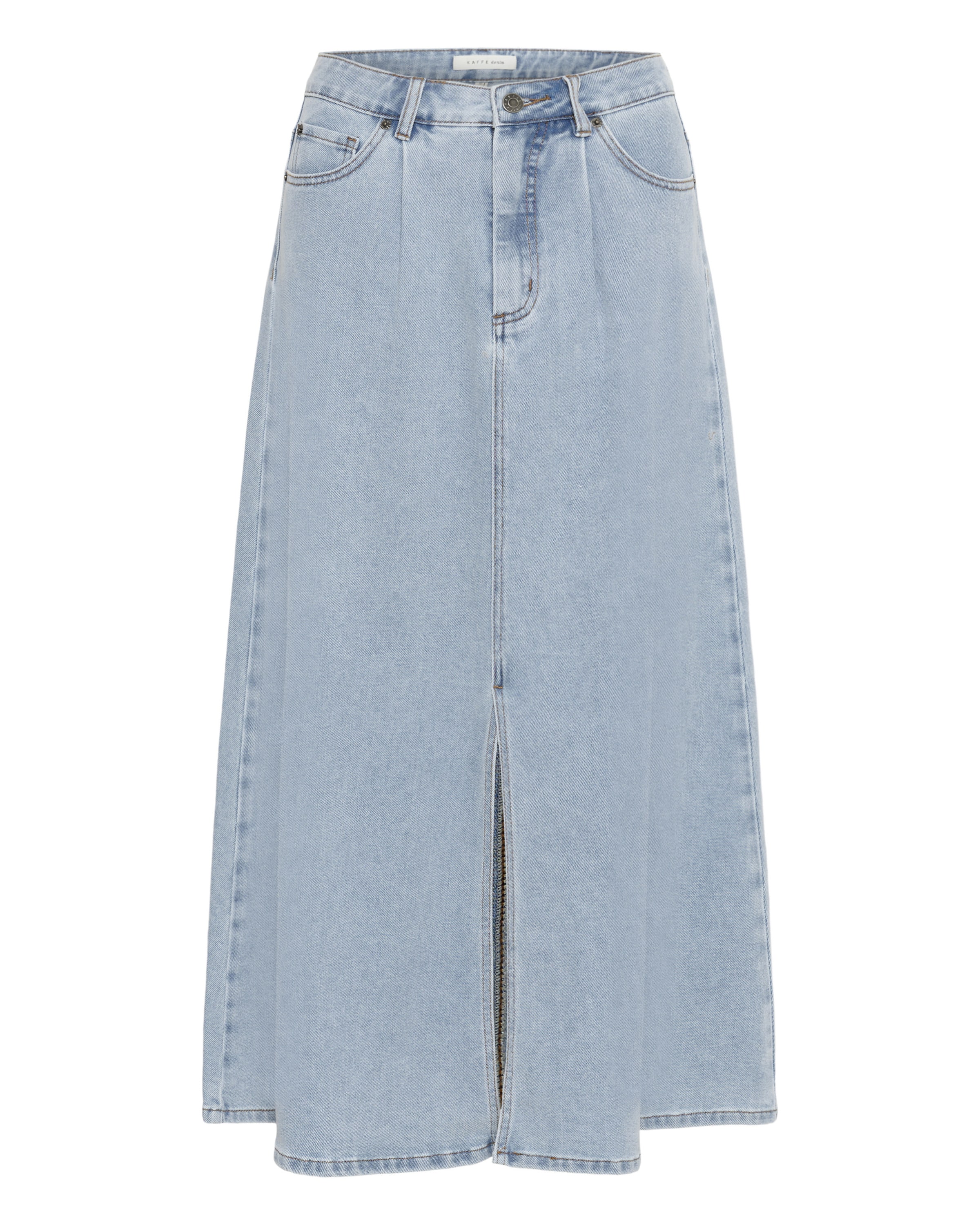 Kaffe Rok 'KAMinna' in Blauw: voorkant