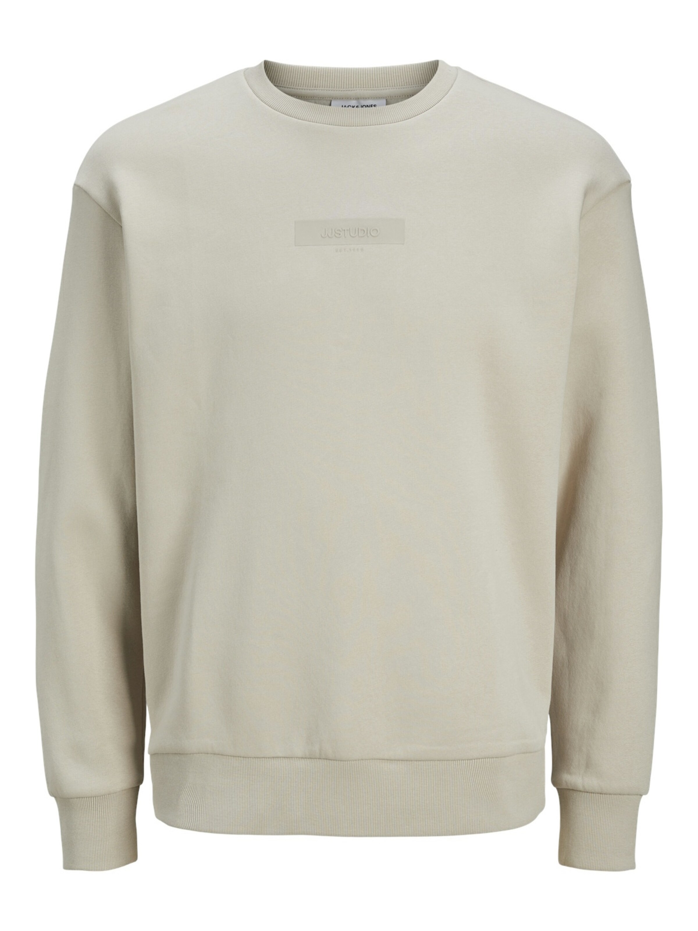 Jack & Jones Junior Sweatshirt 'Taka' in Beige: front
