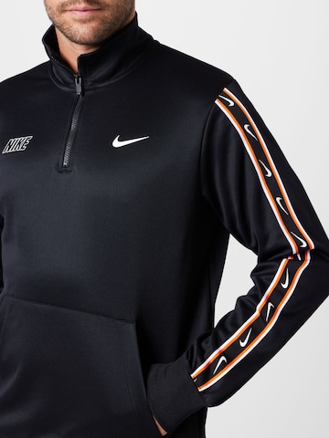 Nike Sportswear Sweatshirt 'Repeat' in Black