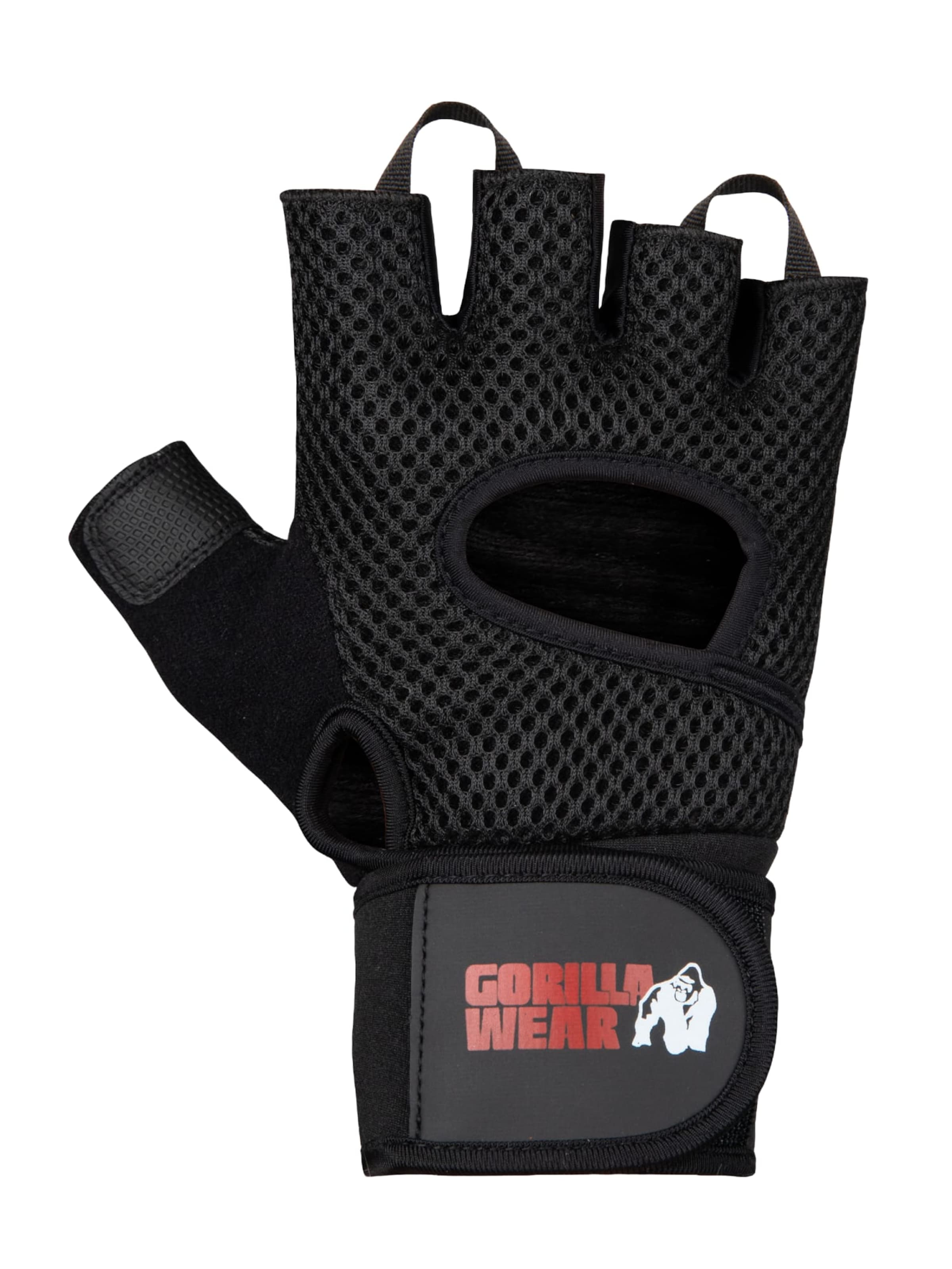 Gants de sport 'Jackson ' Gorilla Wear en noir : devant