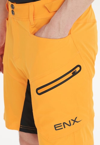 ENDURANCE Regular Спортен панталон 'Jamal' в оранжево