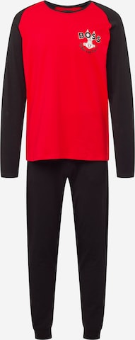 BOSS Black Pyžamo dlouhé 'LNY' – černá: přední strana