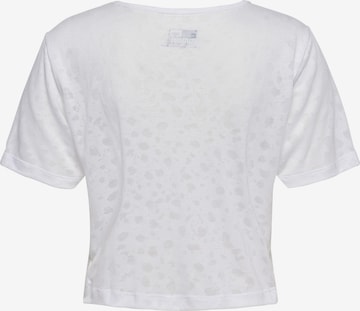 Hummel - Camiseta funcional en blanco