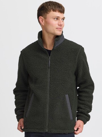 BLEND Fleece jas 'BHLAURSUS' in Zwart: voorkant
