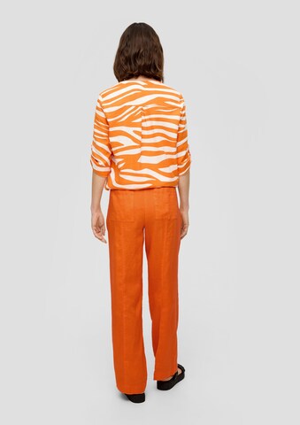 Loosefit Pantalon s.Oliver en orange