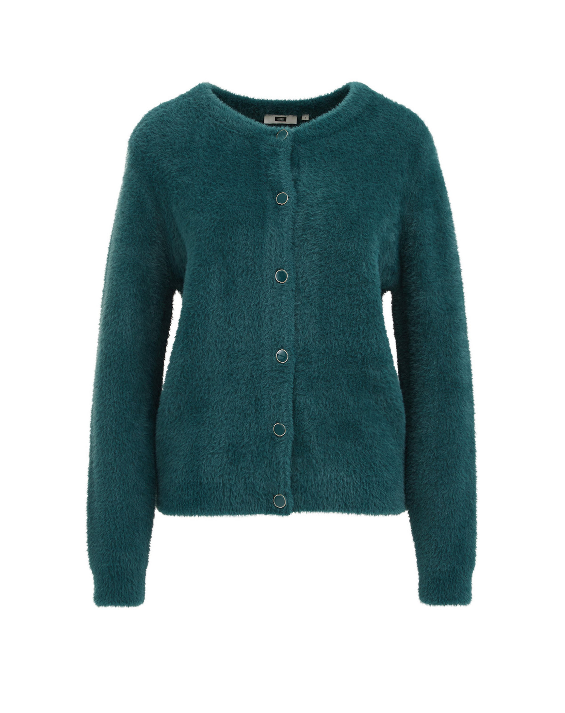 WE Fashion - Cárdigan en verde: frente