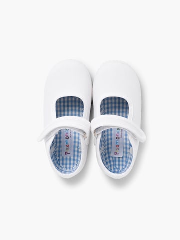 Ballerines Pisamonas en blanc