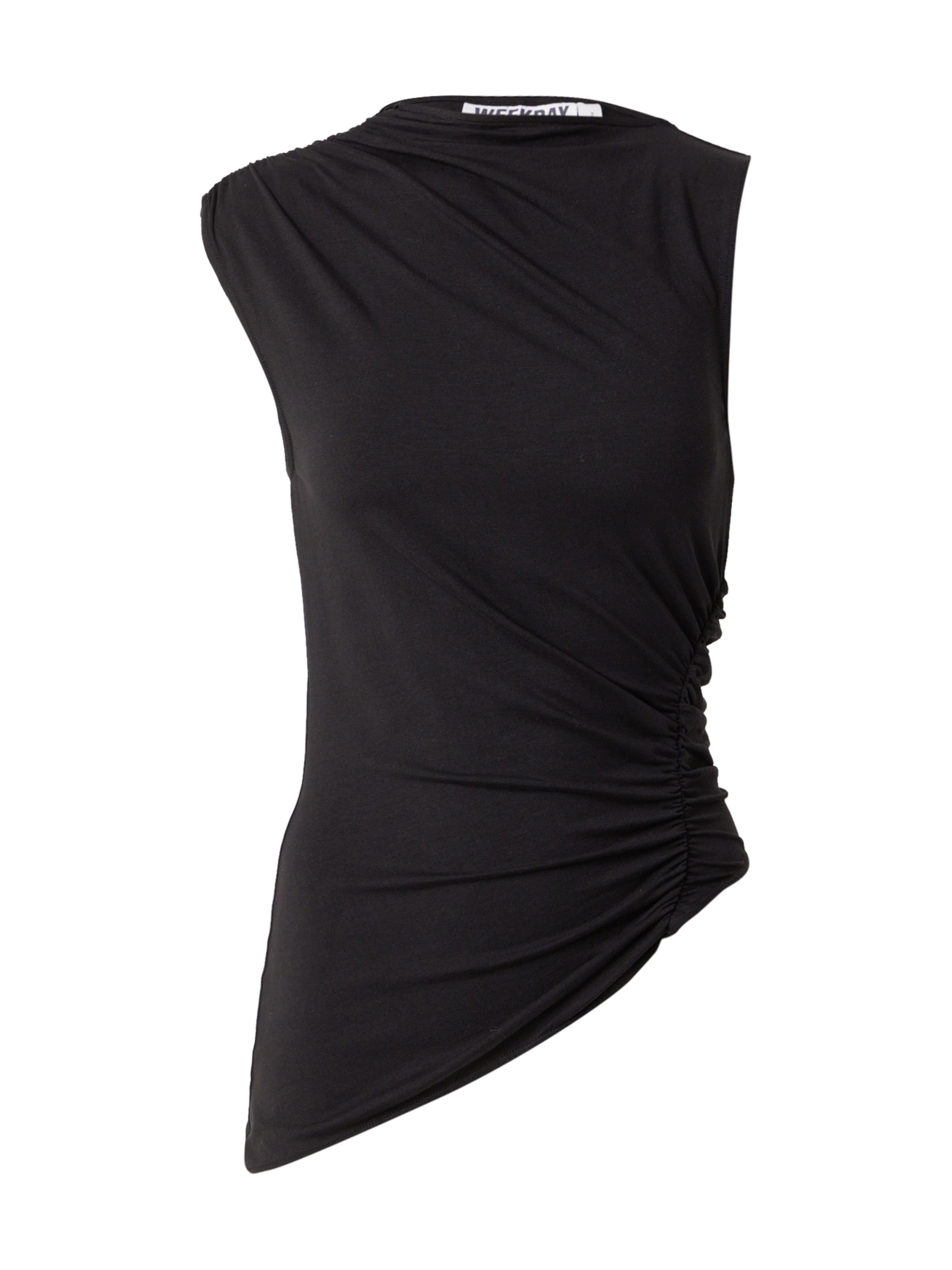 WEEKDAYTop 'Mel' - crna boja: prednji dio