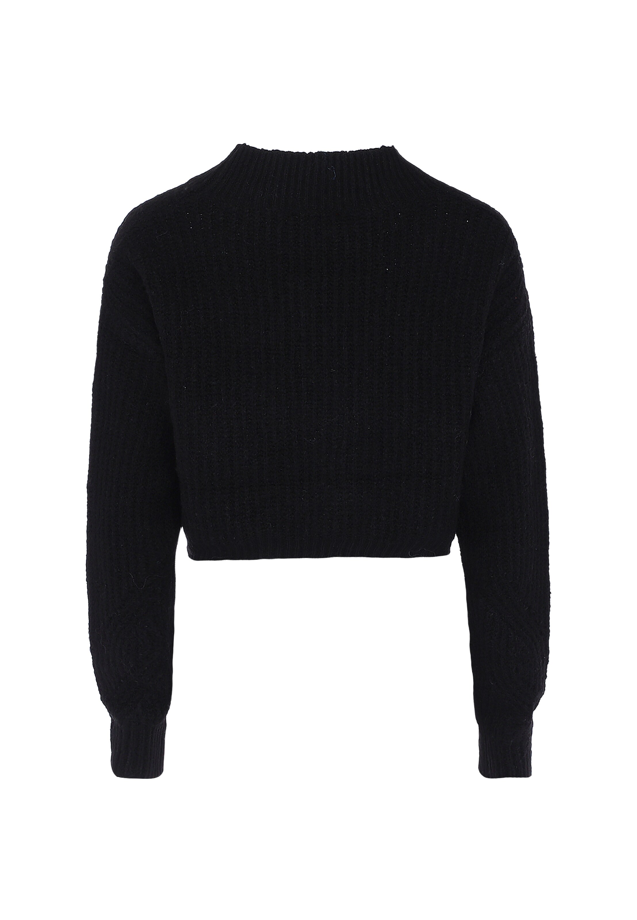 swirly Pullover in Schwarz