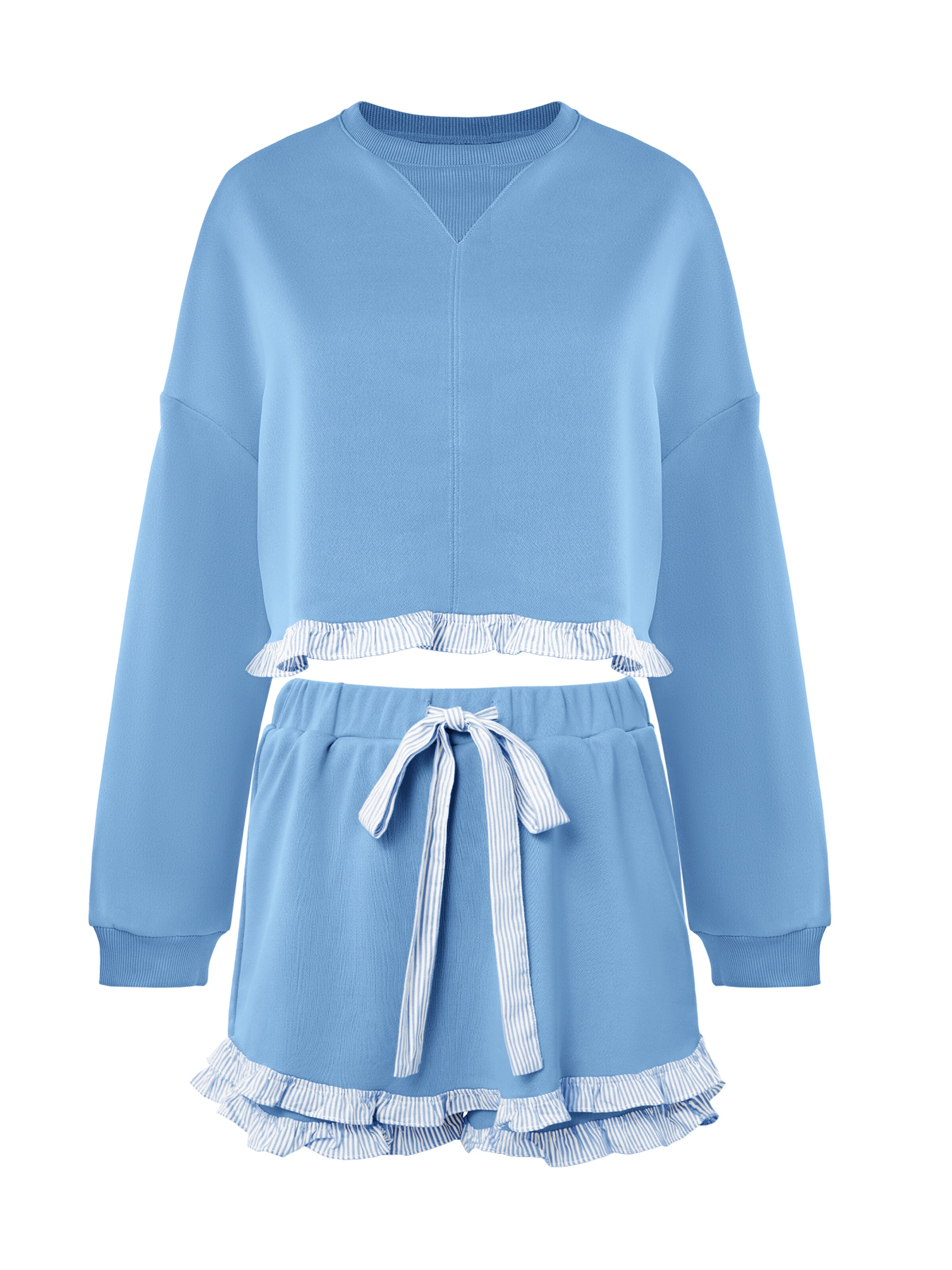 Imily Bela Hlačni kostim | modra barva: sprednja stran