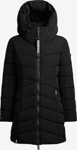 Manteau d’hiver 'Dier' khujo en noir : devant