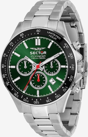 SECTOR Analog Watch in Green: front