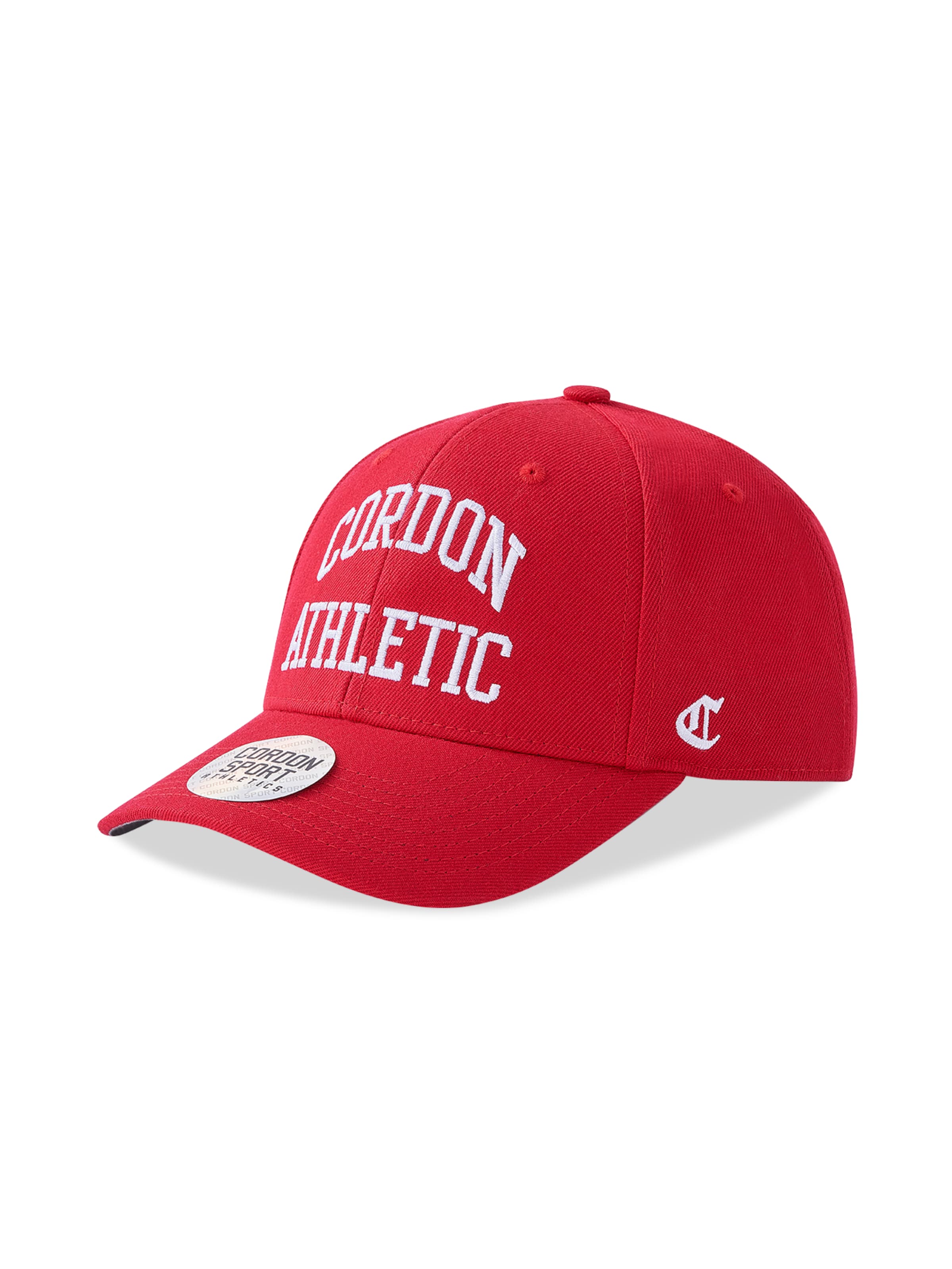 Cordon Sport Cap 'King' in Red: front