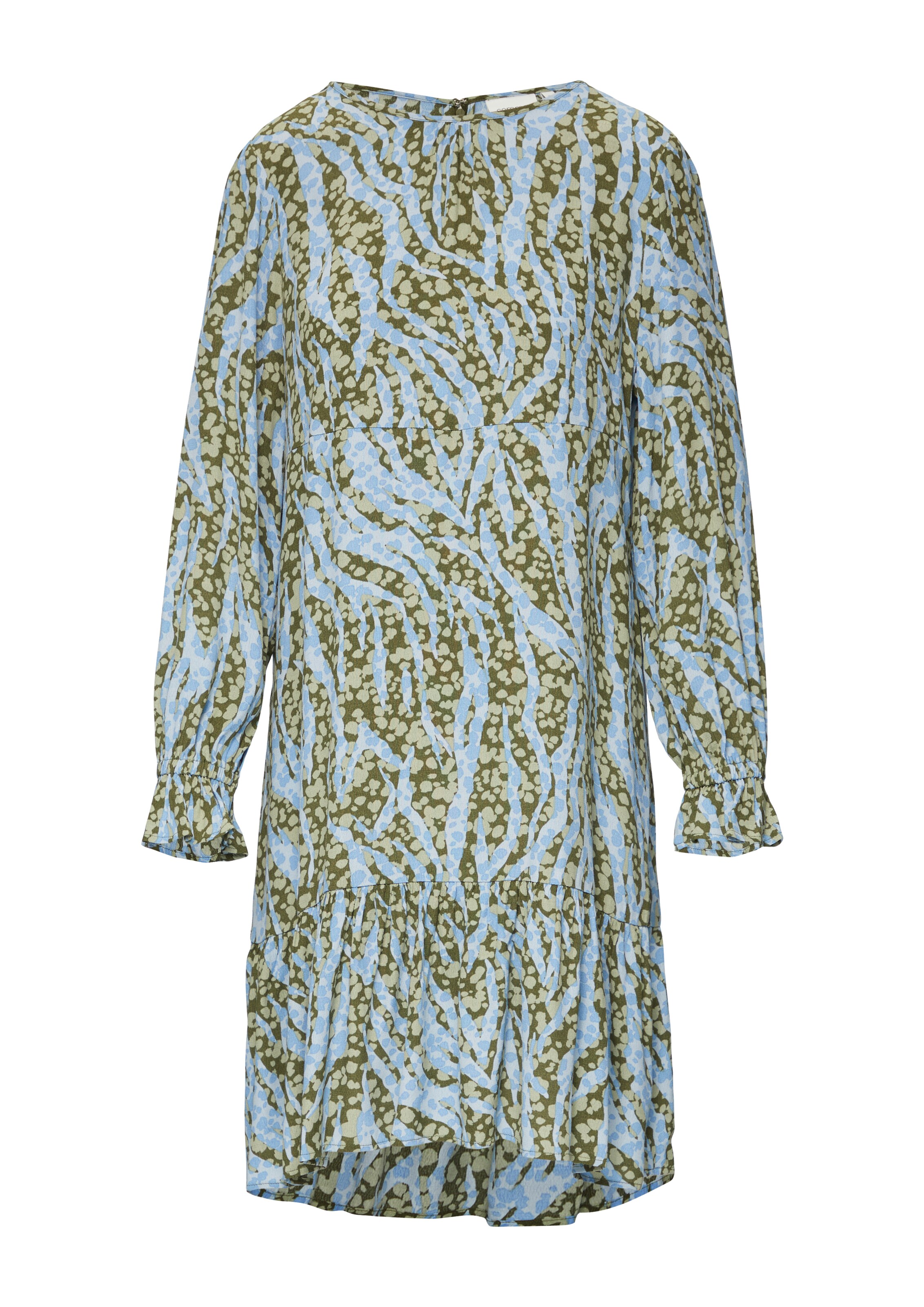 comma casual identity Kleid in Grün: Vorderseite