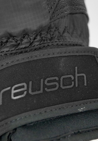 REUSCH Athletic Gloves 'Feather' in Black