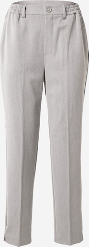 PIECES Pleated Pants 'Camil' in Grey: front