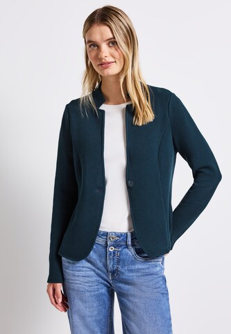 STREET ONE Blazer 'Jacquard' in Blau: Vorderseite