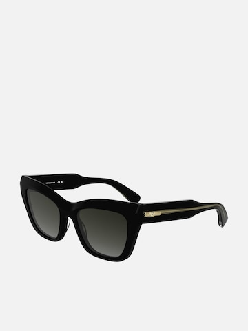 Longchamp - Gafas de sol en negro: frente