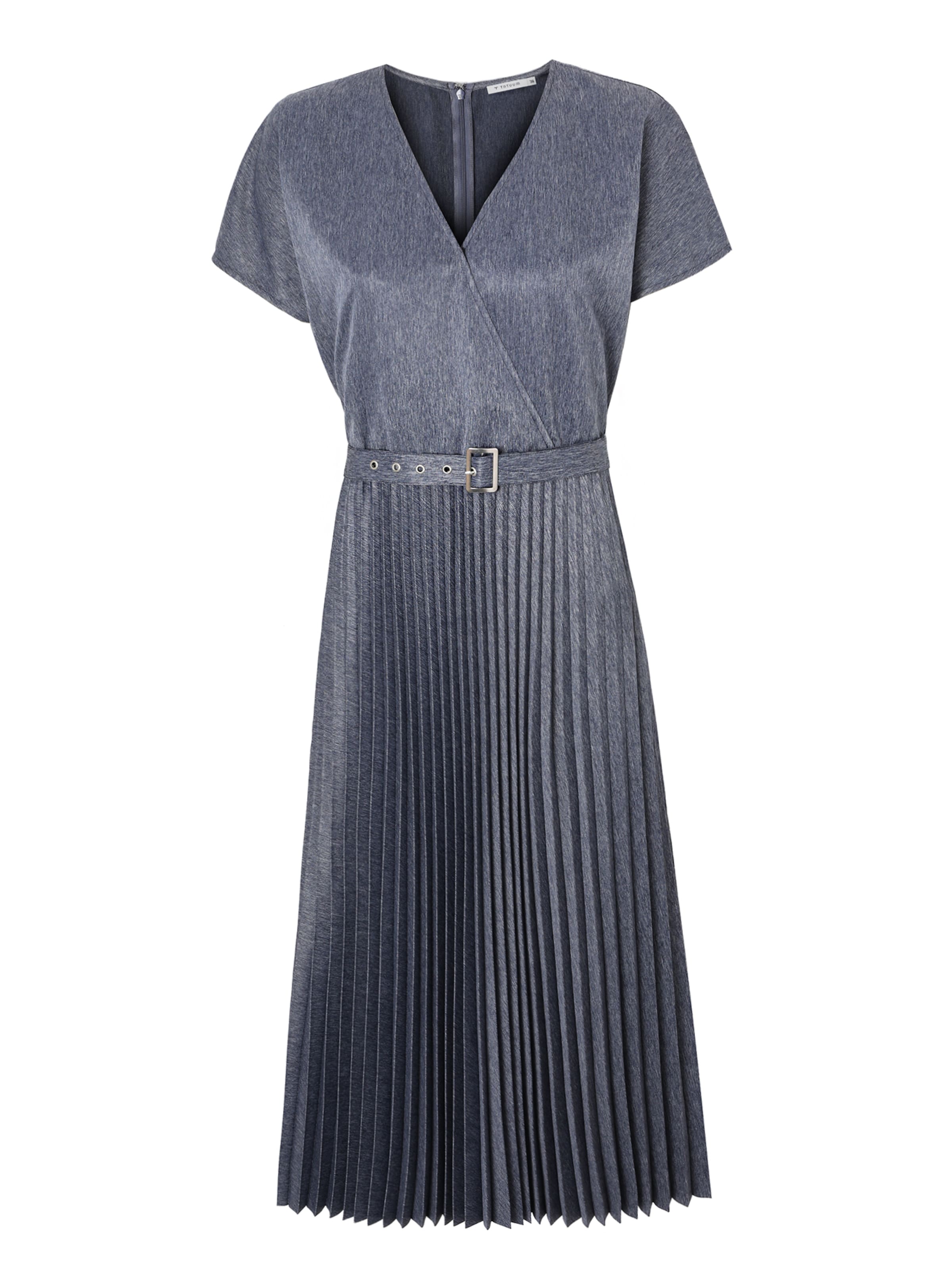 Rochie de la TATUUM pe albastru: față