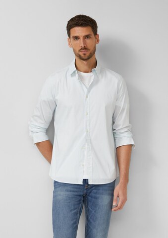 Coupe slim Chemise s.Oliver en blanc