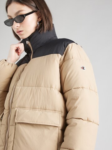 Champion Authentic Athletic Apparel Winter Jacket 'Legacy' in Beige